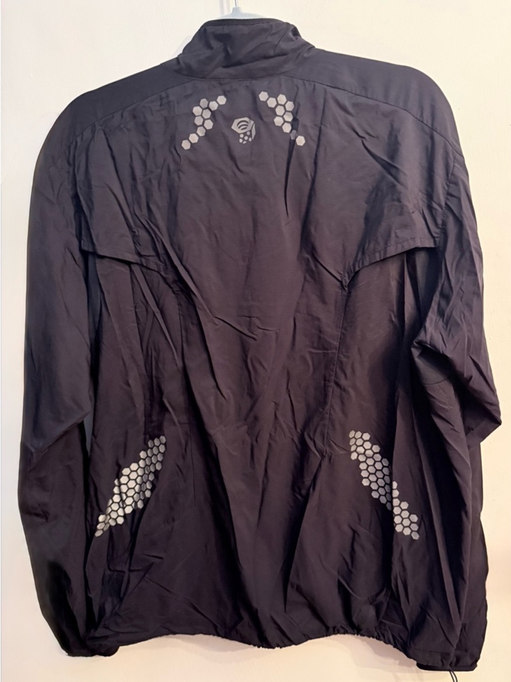 Mountain Hardwear Men's Black Lightweight Geist Zip Reflector Jacket XL- EUC - Picture 3 of 8